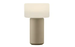 LED-Akku Tischleuchte Tiny, sandfarbig