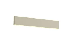 LED-Akku Wandleuchte Delta-B, sandfarbig