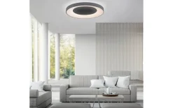 LED-Deckenleuchte Anika, anthrazit, 70 cm