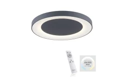 LED-Deckenleuchte Anika, anthrazit, 70 cm
