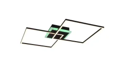 LED-Deckenleuchte Arribo, schwarz, 61 cm