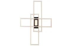 LED-Deckenleuchte Asmin, schwarz, 99 cm