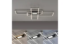 LED-Deckenleuchte Asmin, schwarz, 99 cm