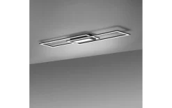 LED-Deckenleuchte Asmin, schwarz, 100 cm