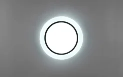 LED-Deckenleuchte Atria CCT in schwarz/weiß, 38 cm