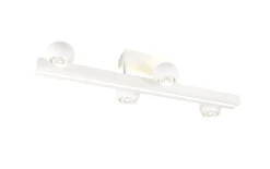 LED-Deckenleuchte Cannon, weiß, inkl. stufenloser Dimmfunktion