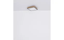 LED-Deckenleuchte CCT Doro, holz/graphit, 45 cm