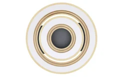 LED-Deckenleuchte CCT Jacky, schwarz/weiß, 50 cm