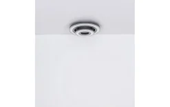 LED-Deckenleuchte CCT Jacky, schwarz/weiß, 50 cm