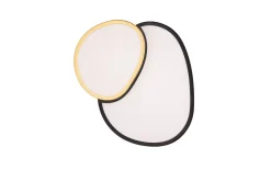 LED-Deckenleuchte CCT Rise, schwarz/gold, 43,5 cm, inkl. Fernbedienung