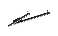 LED-Deckenleuchte Cinque Cicanto, schwarz, inkl. Dim to Warm Funktion