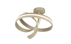 LED-Deckenleuchte Cinque Cisenna, beige