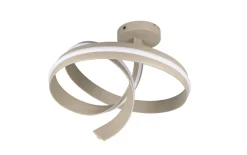LED-Deckenleuchte Cinque Cisenna, beige