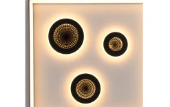 LED-Deckenleuchte Dune, schwarz, inkl. CCT und Tunneleffekt