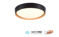 LED-Deckenleuchte Emilia, schwarz, 39,6 cm