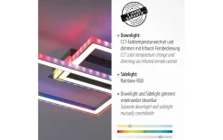 LED-Deckenleuchte Felix60, stahlfarbig, 121 cm