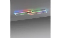 LED-Deckenleuchte Felix60, stahlfarbig, 121 cm