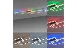 LED-Deckenleuchte Felix60, stahlfarbig, 121 cm
