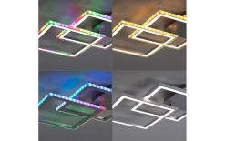 LED-Deckenleuchte Felix60, stahlfarbig, 45 cm
