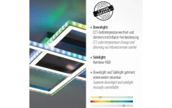 LED-Deckenleuchte Felix60, stahlfarbig, 45 cm