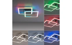 LED-Deckenleuchte Felix60, stahlfarbig, 45 cm