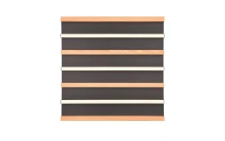 LED-Deckenleuchte Fontana, holz/schwarz, 46 cm, inkl. Switchdimmer