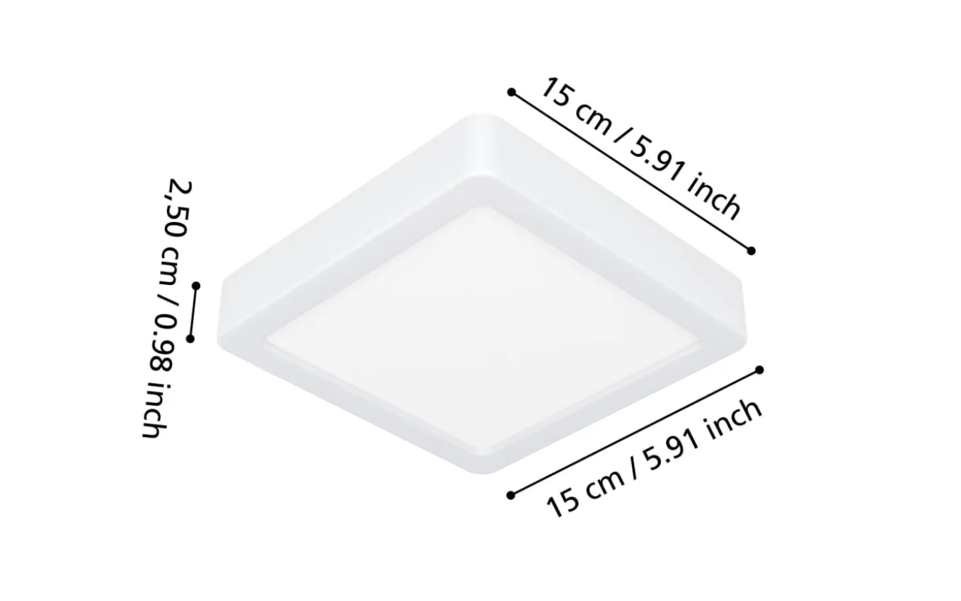 LED-Deckenleuchte Fueva 6, weiß