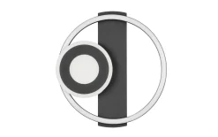 LED-Deckenleuchte Horus, schwarz
