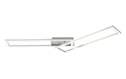 LED-Deckenleuchte Iven in stahlfarbig, 101 cm