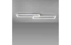 LED-Deckenleuchte Iven in stahlfarbig, 101 cm