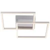 LED-Deckenleuchte Iven, stahlfarbig, 36 cm