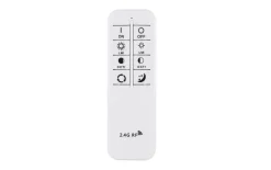 LED-Deckenleuchte Klara, transparent, 40 cm, inkl. CCT und Fernbedienung