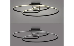 LED-Deckenleuchte Lumaca, schwarz