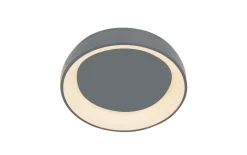 LED-Deckenleuchte Lunea, grau, 59 cm, inkl. Dimmfunktion