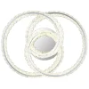 LED-Deckenleuchte Mucky, klar/chrom