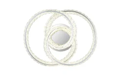 LED-Deckenleuchte Mucky, klar/chrom