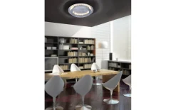 LED-Deckenleuchte Nevis, silberfarbig, 50 cm