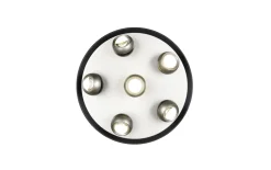 LED-Deckenleuchte Orbit, nickelfarbig, 13,5 cm, inkl. Dimmfunktion