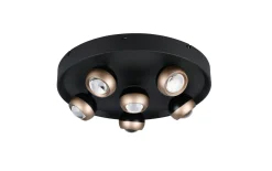 LED-Deckenleuchte Orbit, schwarz, 13,5 cm, inkl. Dimmfunktion
