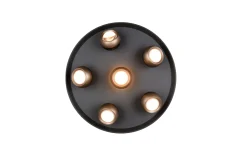 LED-Deckenleuchte Orbit, schwarz, 13,5 cm, inkl. Dimmfunktion