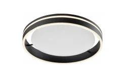 LED-Deckenleuchte Q-Vito, anthrazit, 40 cm