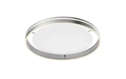 LED-Deckenleuchte Q-Vito, stahlfarbig, 59 cm