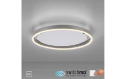LED-Deckenleuchte Ritus, aluminium, 39 cm
