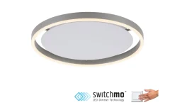 LED-Deckenleuchte Ritus, aluminium, 39 cm