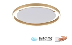 LED-Deckenleuchte Ritus, messing matt, 39 cm