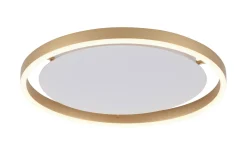 LED-Deckenleuchte Ritus, messing matt, 39 cm