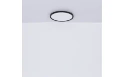 LED-Deckenleuchte Sapana, schwarz, 29,4 cm