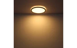 LED-Deckenleuchte Sapana, schwarz, 29,4 cm