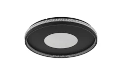 LED-Deckenleuchte Shirley, schwarz, inkl. Fernbedienung
