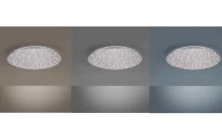 LED-Deckenleuchte Sparkle, stahlfarbig, 48 cm
